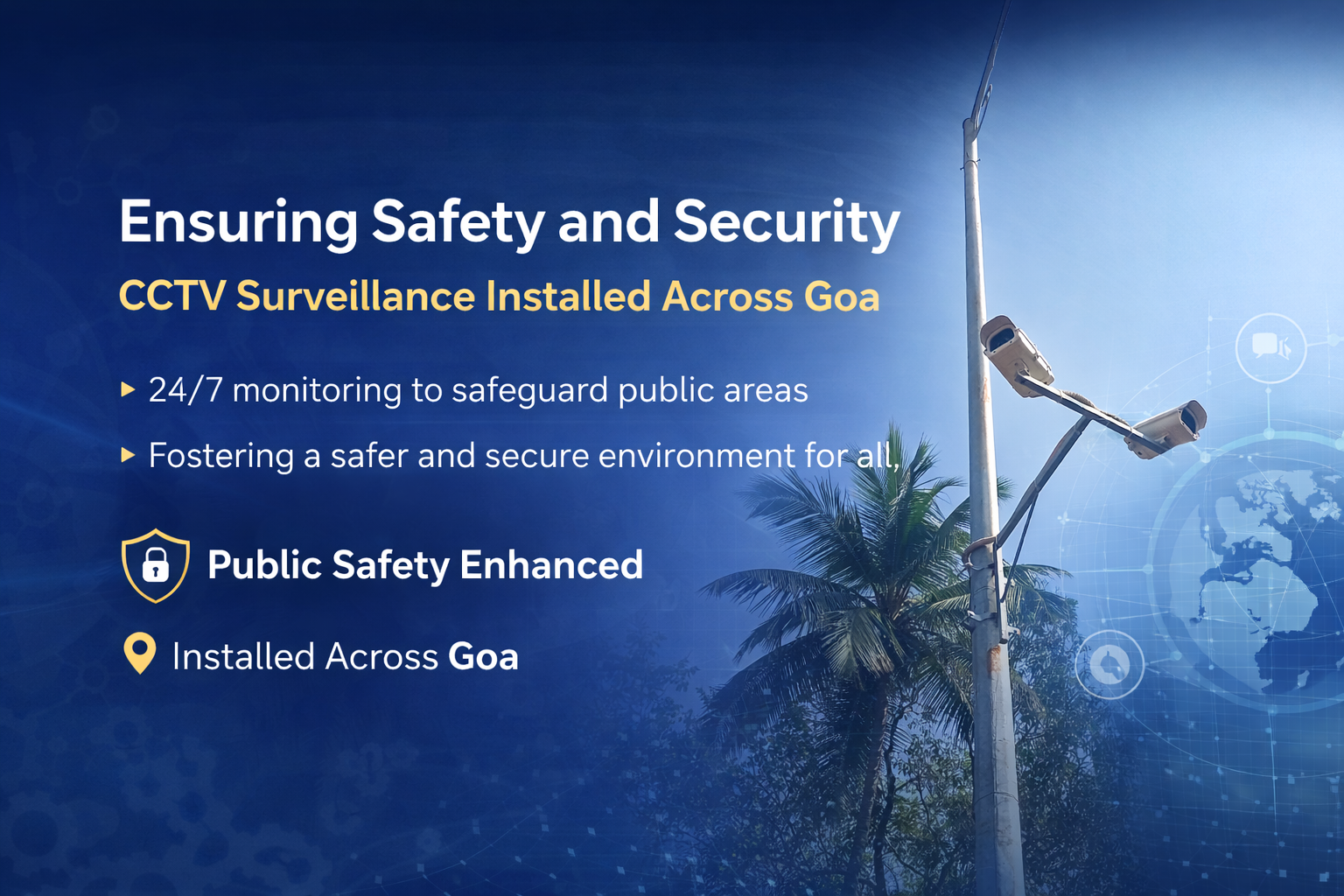 CCTV Surveillance System in the Market Area under Margao Municipal Council